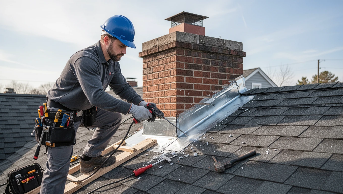 Chimney Flashing Repair